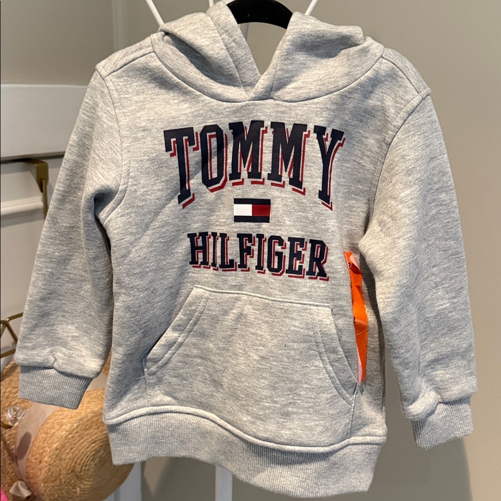 Tommy Hilfiger Light Gray Kids Hoodie set